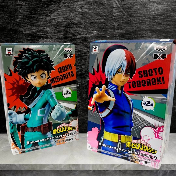 My Hero Academia IZUKU MIDORIYA DEKU - SHOTO TODOROKI DXF Figures Vol.3 - 2PC's - Picture 11 of 11